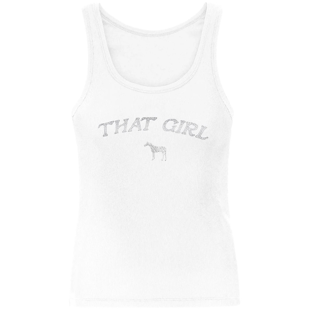 Beyonce Renaissance THAT GIRL Rhinestone Tank Top